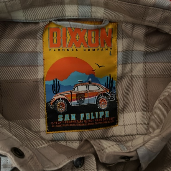 NWT Dixxon San Felipe flannel women’s L retired - Picture 2 of 3
